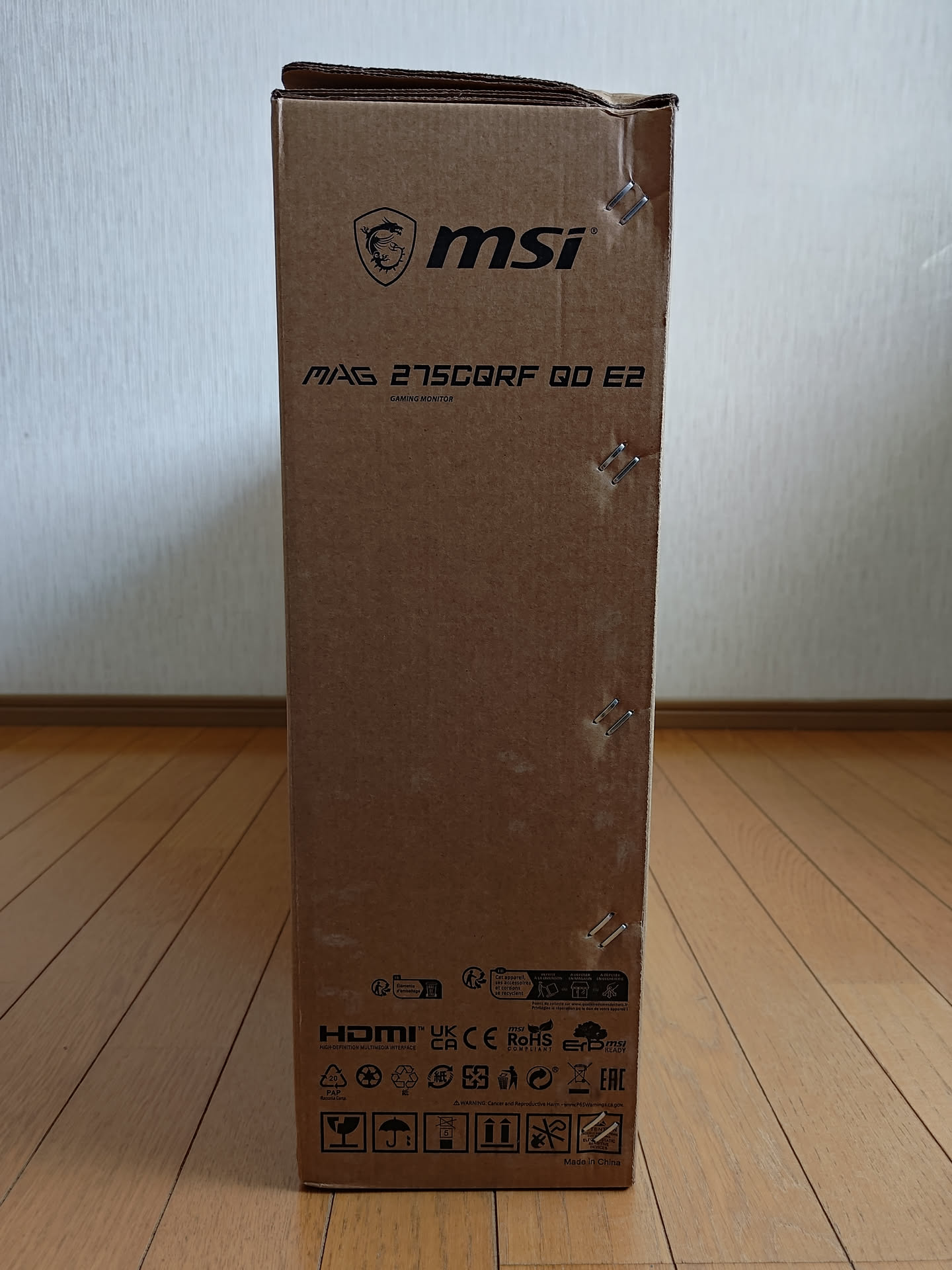 MSI MAG 275CQRF QD E2 (たぶん)国内最速レビュー - とものーと